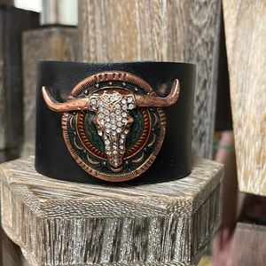 Super cute leather wrist cuff